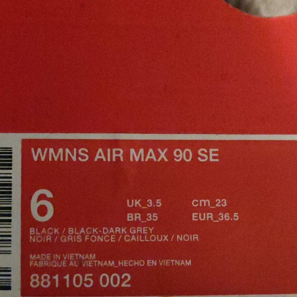 Nike Air Max 90 SE Womens Denim Black Grey NWT - Picture 7 of 7